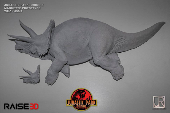 Использование Raise3D N2 Plus для создания корокометражного фильма «Парк Юрского периода: Начало»